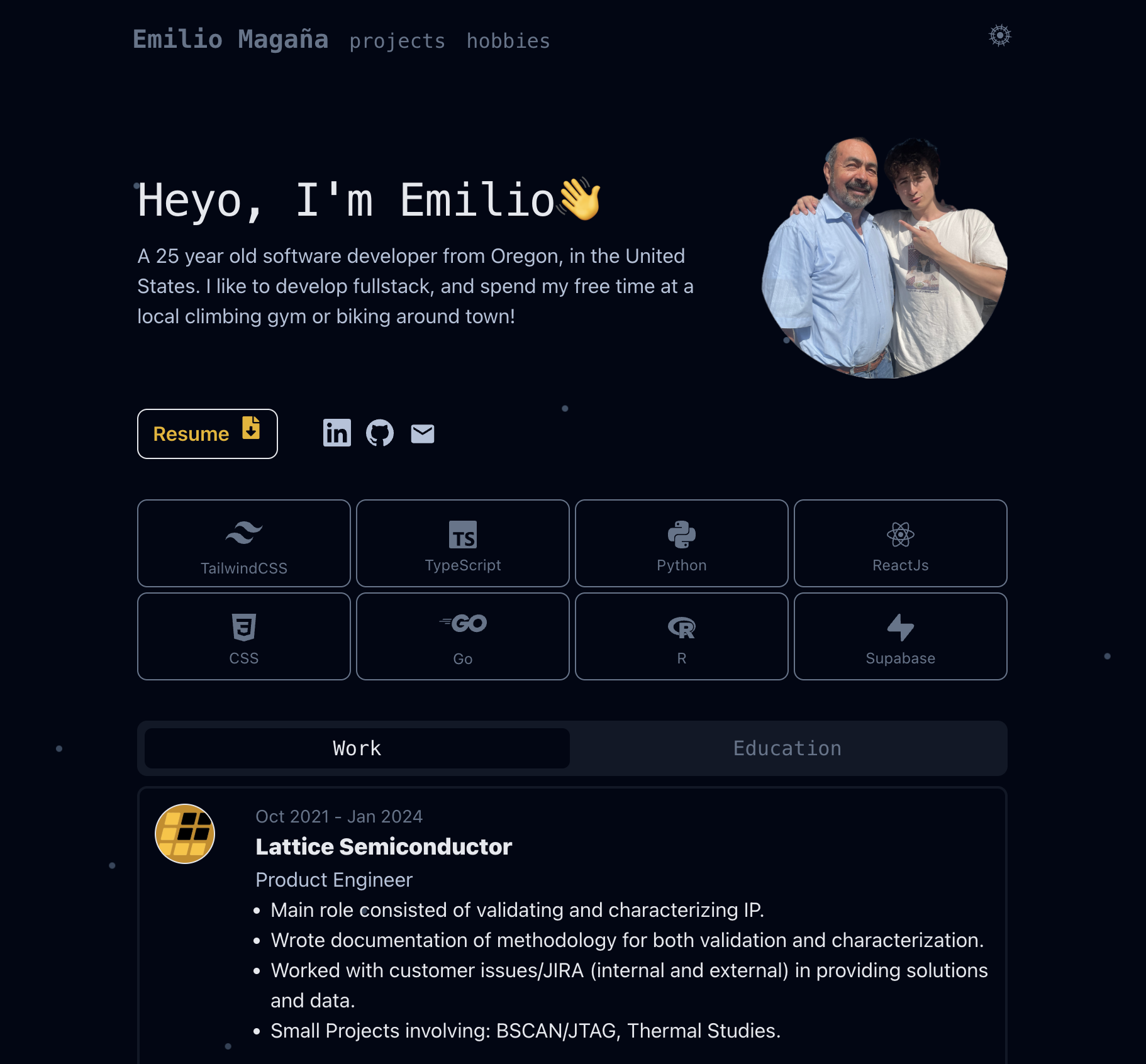 website preview
